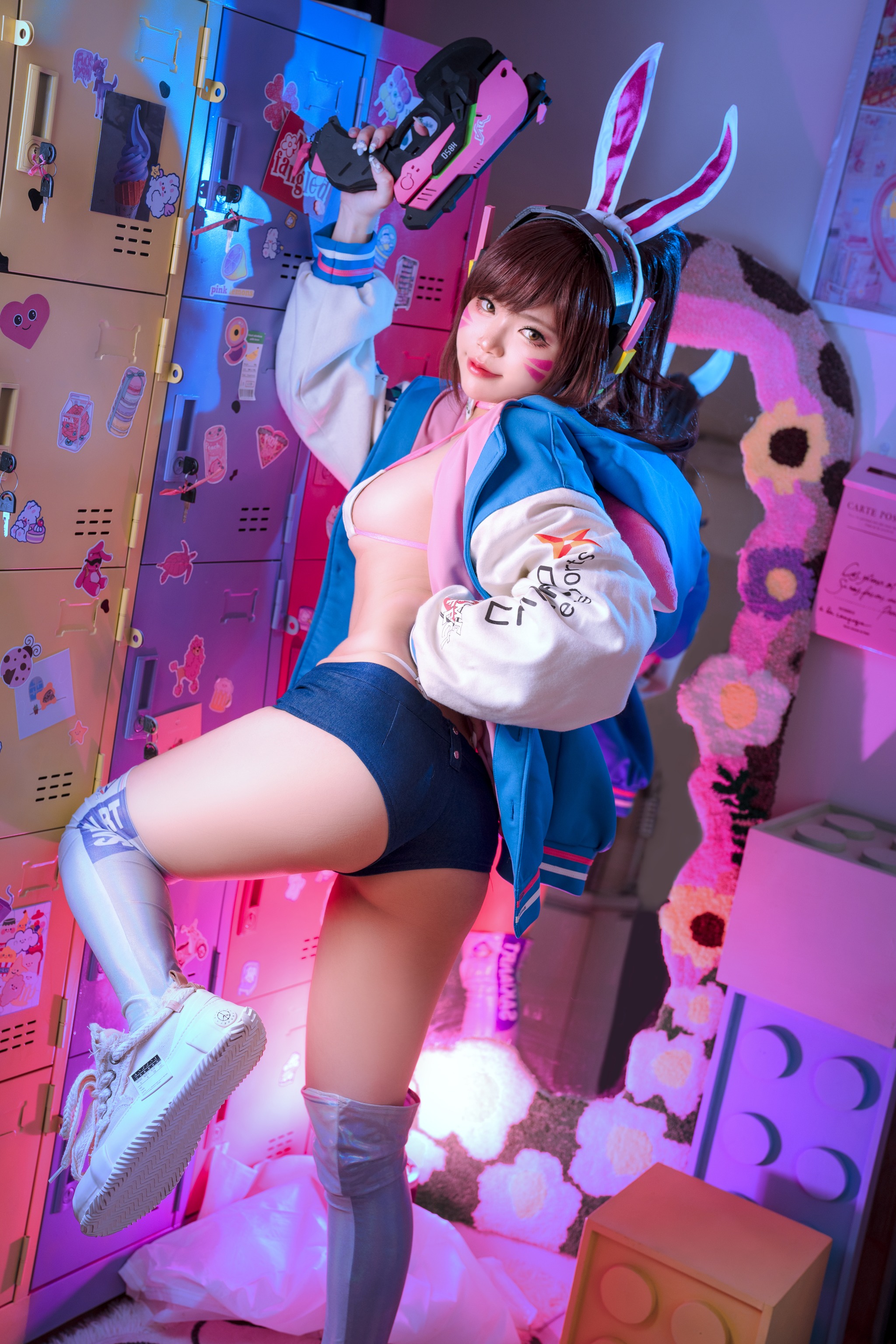 图片[1]-ZinieQ – NO.094 D.Va Sakimichan Art[39P]-XikXak